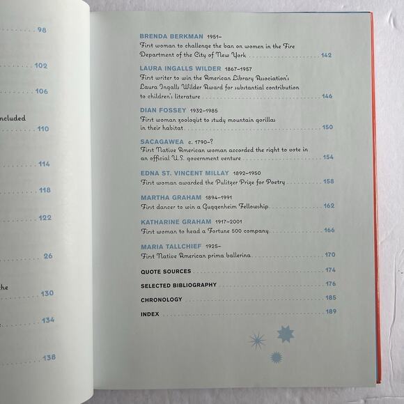 Ladies First 40 Daring American Women Who Were Second to None Hardcover Book - Picture 8 of 15